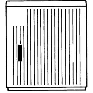 Installatiekast EH3 ENCL. DIN 1 AP 1125X785X320 shdl ag