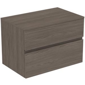 Wastafelmeubel 802x505x558mm dark elm 2 laden Finesse