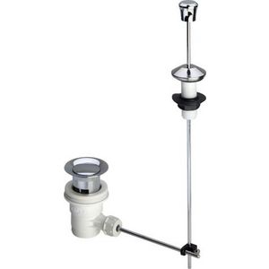 Afvoer Overloopgarnituur 1 1/4x60x60 kunststof/wit