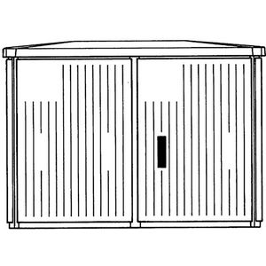 Installatiekast EH/GD-AP voetpadkast AP 875X1200X541