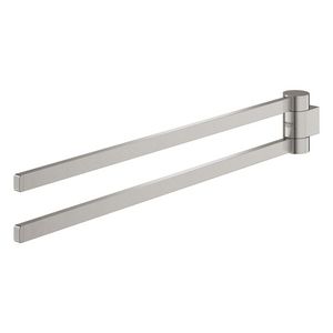Selection handdoekhouder dubbel 41063DC0 supersteel (rvs look)