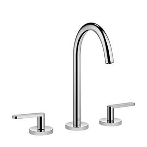 ma 3-gats wastafelmengkraan m afvoergar. platina mat