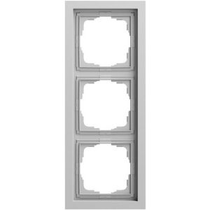 Afdekraam 3-v Gira F200 gris m(gel.)