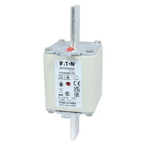 Zekering hoge snelheid 1100A AC 690V 200kA 2 aR IEC VVE=3
