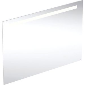 OPTION BASIC SQUARE spiegel 1000x700mm (bxh) aluminium incl. led-verlichting boven