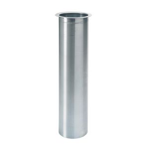 Zinken HWA tapeind/steekpijp vlak 100mm lengte 300mm mastgoot