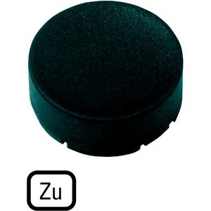 Indicatieplaatje hoog zwart zu