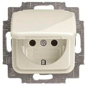 Wandcontactdoos ra Centraalplaat kd inb SI creme (20 EUK-212-503)