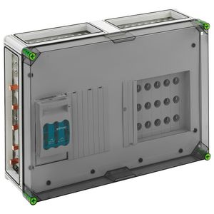 Combi-railkast-behuizing IP65 IK08 B 04750101