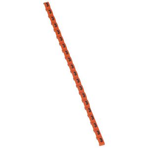 Cijfer 3 oranje Duplix VVE=800