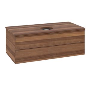 Wastafelonderkast Antao 1000x360x500mm Warm Walnut K20012HM