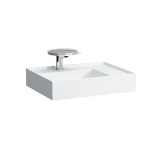 Wastafel Asymmetrische Rechts 60X46 wit