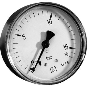 Pressure Cauge NG63 1/4" BACK SIDE, 0 - 40 bar