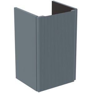 Wastafelmeubel 350x306x550mm matt ashblue 1 deur Finesse E3449UQ