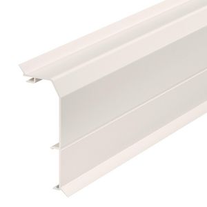 Lengte a 2m. DekselUDUO sokkel. 40x105 DL 9001 creme wit 90