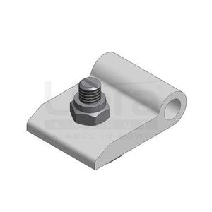 Geanodiseerd draagcontact + hh. bout M8x25