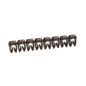 Codeerteken CAB 3 cijfer 1 bruin 0.15-0.5mm² VVE=1000