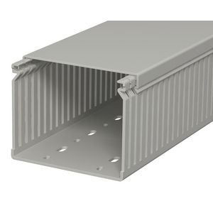 Lengte a 2m. Bedradingskoker 80x100 polyvinylch. steengrijs