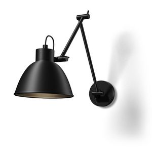 Wandlamp LIGHT TWIST DUO mat zwart 860mm scharnier-arm led 2200K