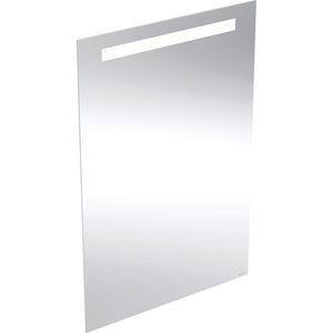OPTION BASIC SQUARE spiegel 600x900mm (bxh) aluminium incl. led-verlichting boven