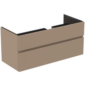 Wastafelmeubel 1200x505x550mm mat greige 2 laden Finesse E3448UP