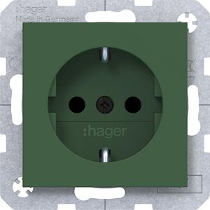 SCHUKO-wandcontactdoos Safety Plus steekklemmen A.x/C.x forest mat
