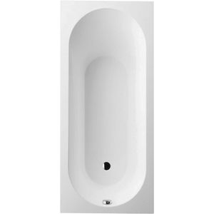 Oberon 4-H ligbad 180x80cm wit quaryl met badpoten