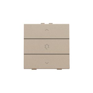 Enkelvoudige dimbediening Home Control champagne