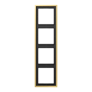 Afdekraam 4-voudig LS messing klassiek