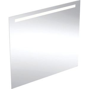 OPTION BASIC SQUARE spiegel 1000x900mm (bxh) aluminium incl. led-verlichting boven