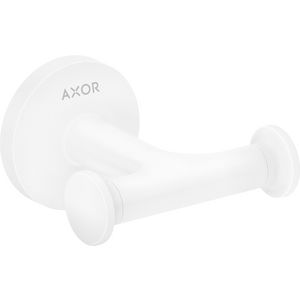 AXOR Universal Circular handdoekhaak dubbel mat wit