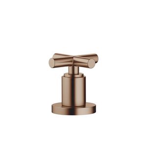 TARA Stopkraan RESluit koud of warm Brons gebors.