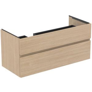 Wastafelmeubel 1200x505x550mm white oak 2 laden Finesse E3447US