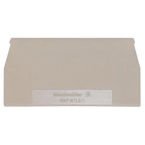 Afsluit- eindplaat h:65mm b:1.5mm V-0, 1957710000 VVE=20