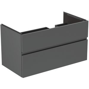 Wastafelmeubel 1000x505x550mm matt anthracite 2 laden Finesse E3446Y2