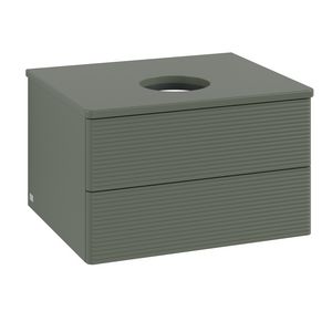 Wastafelonderkast Antao 600x360x500mm L.Green Matt Lacquer K18110HL
