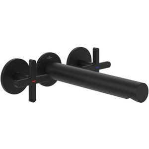 Driegats wastafelkraan Loop & Friends Matt Black TVZ106012000K5