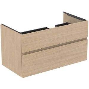 Wastafelmeubel 1000x505x550mm white oak 2 laden Finesse E3446US
