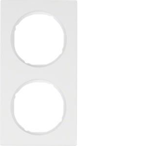 Afdekraam 2-v berker R.3 polar wit glans