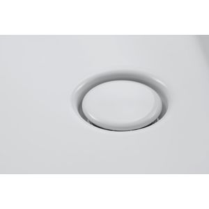 LUV #038060 opzetwastafel 600mm wit met kraangat geslepen onderzijde