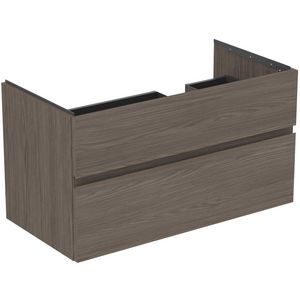 Wastafelmeubel 1000x505x550mm dark elm 2 laden Finesse E3446UR