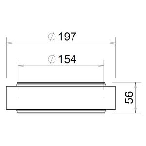 Koppelstuk EPS 160 VVE=12