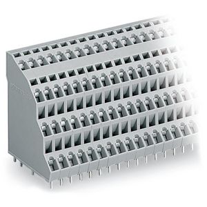 4-etage printklem 2,5mm² raster 5mm grijs 738-102 VVE=72