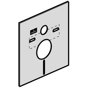 Geluidsisolatieset 4mm tbv wandcloset incl. toebehoren