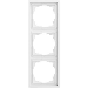 Afdekraam 3-v Gira F300 zuiver wit m(gel.)
