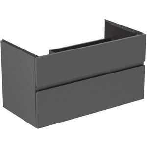 Wastafelmeubel 1000x505x550mm matt anthracite 2 laden Finesse E3445Y2