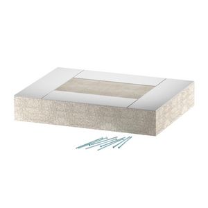 Eindstuk EI90 voor PLCS D091220 200x120 glasvezel grijs