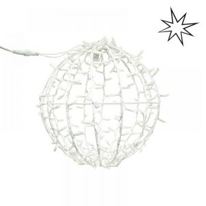 3D bal 500mm 3000K WW & flash 3000K WW witte kabel
