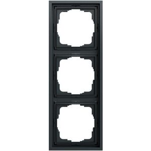 Afdekraam 3-v Gira F300 antracit(gel.)
