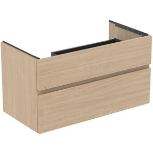 Wastafelmeubel 1000x505x550mm white oak 2 laden Finesse E3445US